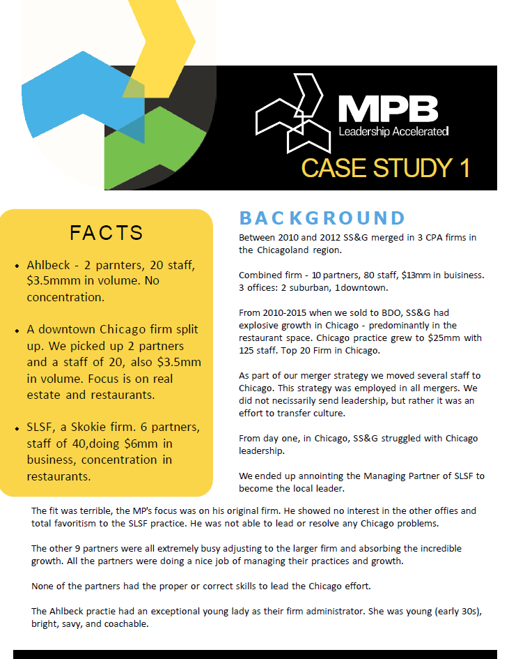 Case Studies I