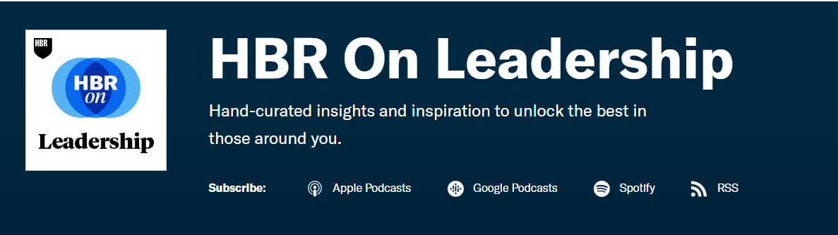 HBR On Leadership