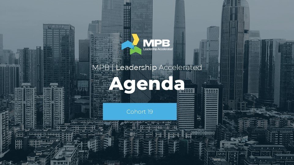 Agenda - Cohort 19