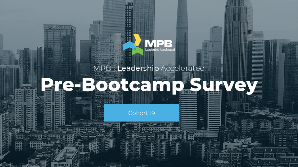 Pre-Bootcamp Survey - MPB 19