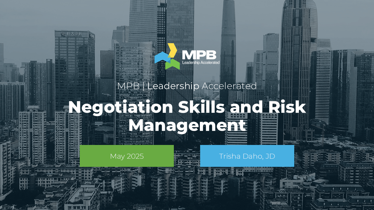 Negotiation Skills and Risk Management