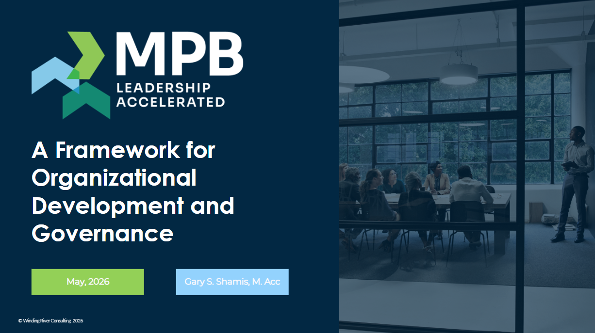 A Framework for Organizational Development and Governance