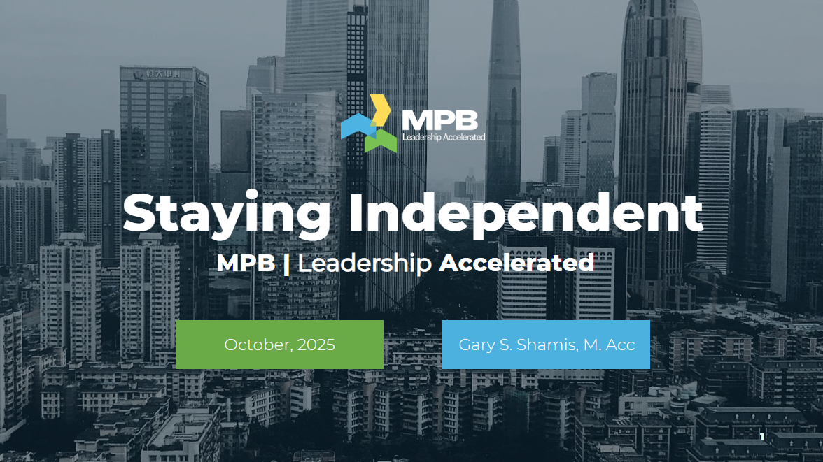 Staying Independent